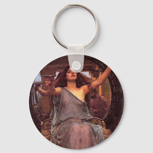 "Circe Offering the Cup to Odysseus" Key Ring (Front)