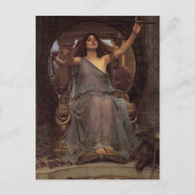 Circe Offering the Cup to Odysseus Postcard (Front)