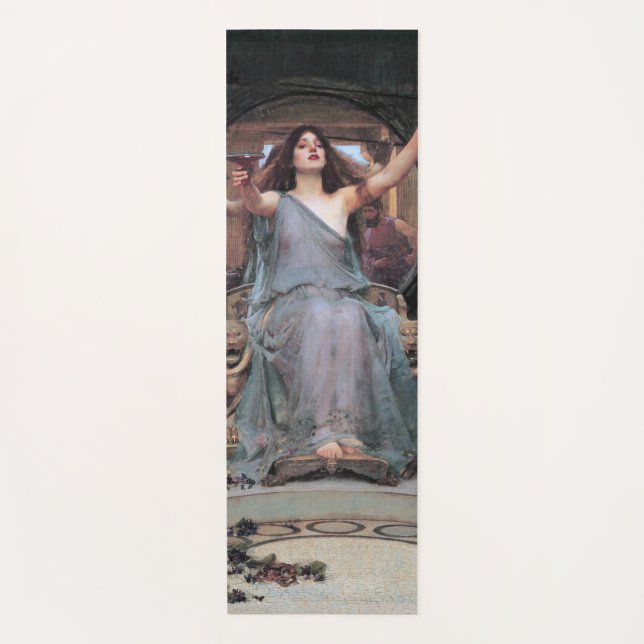 Circe Offering the Cup to Odysseus, Waterhouse Yoga Mat (Front)
