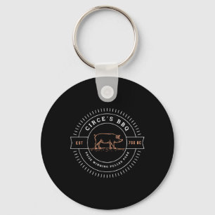 Circe's Bbq Funny Greek Mythology 1  Key Ring