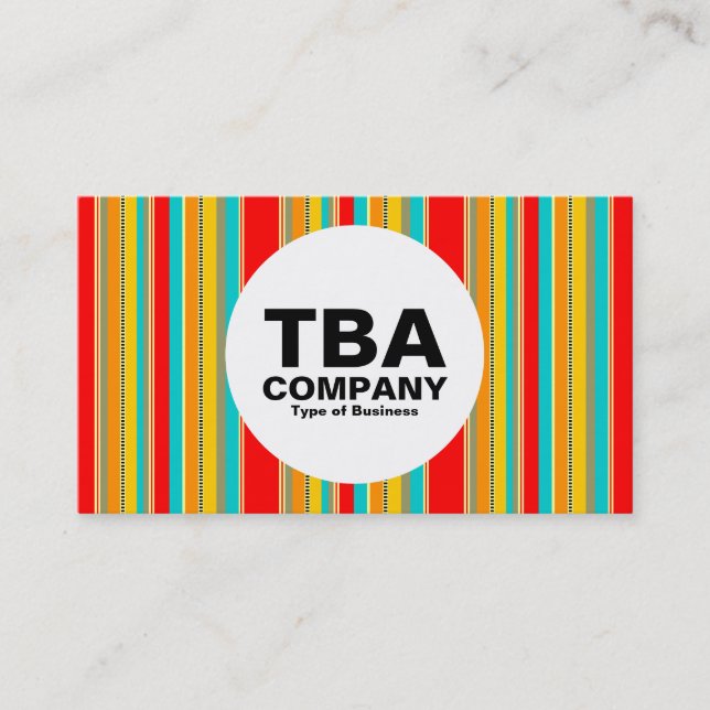 Circle - 091214 Vertical Strip Business Card (Front)