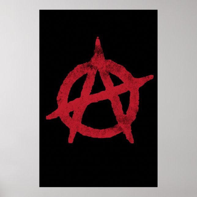 'circle a' anarchy symbol poster (Front)