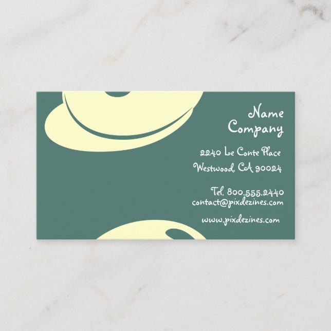 Circle and curves.. profile cards (Front)