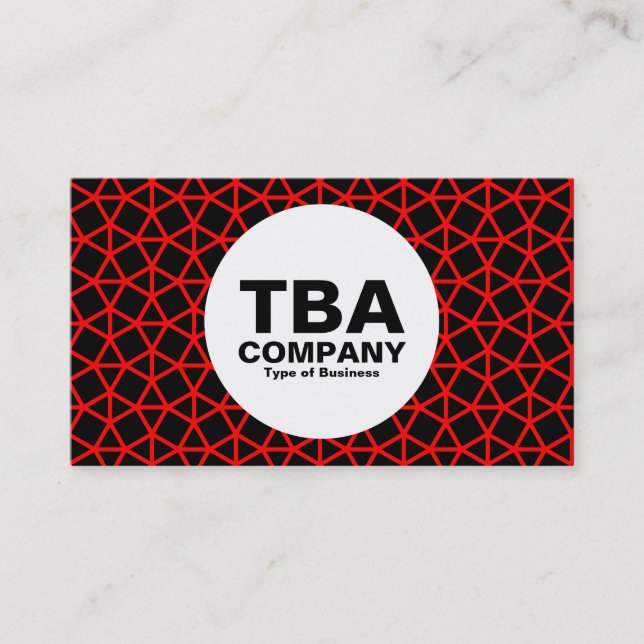 Circle - Archimedes Pattern Business Card (Front)