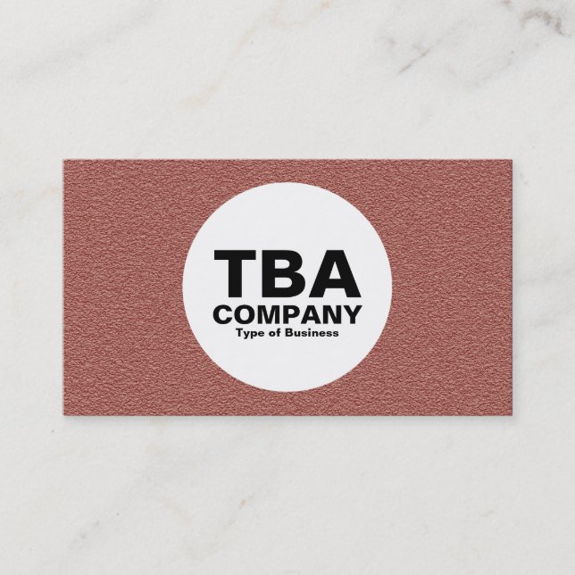 Circle - Brick Business Card (Front)