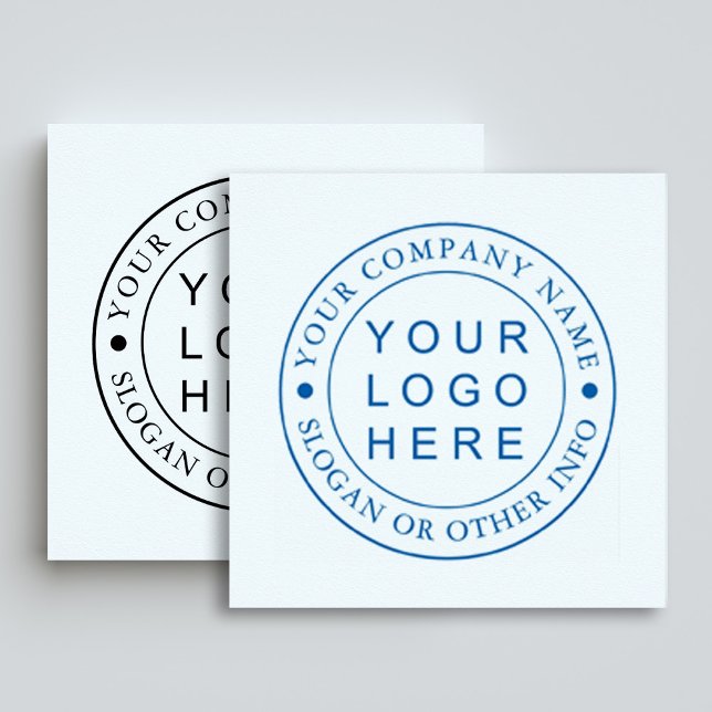 Circle Business Logo Custom Self-inking Stamp (Creator Uploaded)