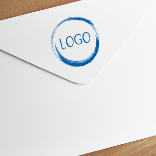 Circle Business Logo Promo Self-inking Stamp
