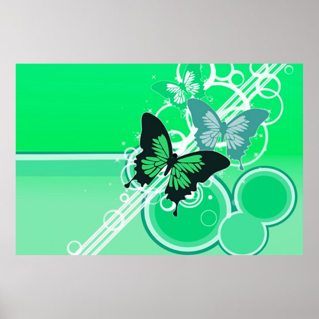 Circle Butterflies 2 Poster (Front)