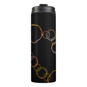 Circle Chain Rainbow Thermal Tumbler