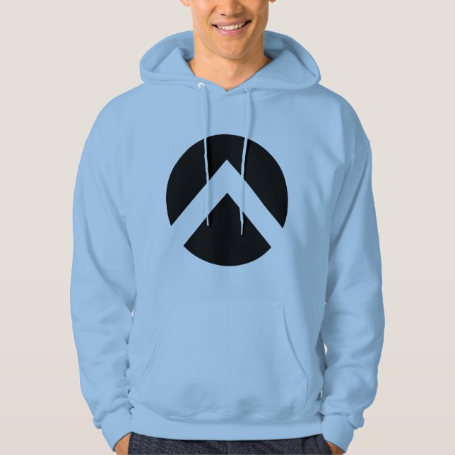 Circle Chevron Arrow Hoodie (Front)