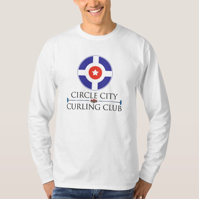 Circle City Curling - Men's Long Sleeve T-Shirt (Front)