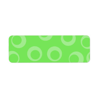 Circle design in green. Retro pattern.