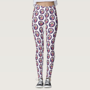 circle design, leggings