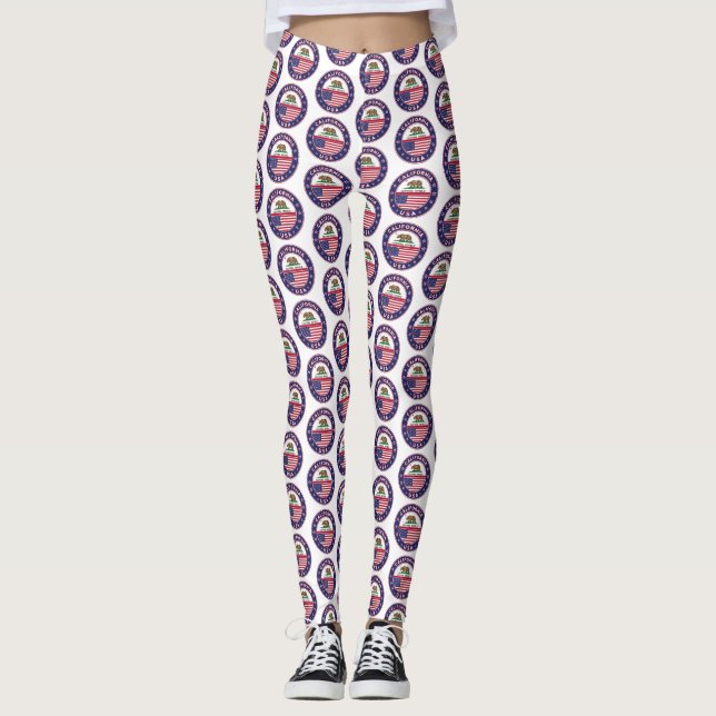 circle design, leggings (Front)