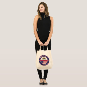 circle design, tote bag