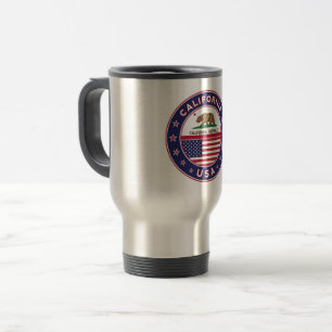 circle design, travel mug