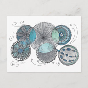 Circle Doodle Postcard