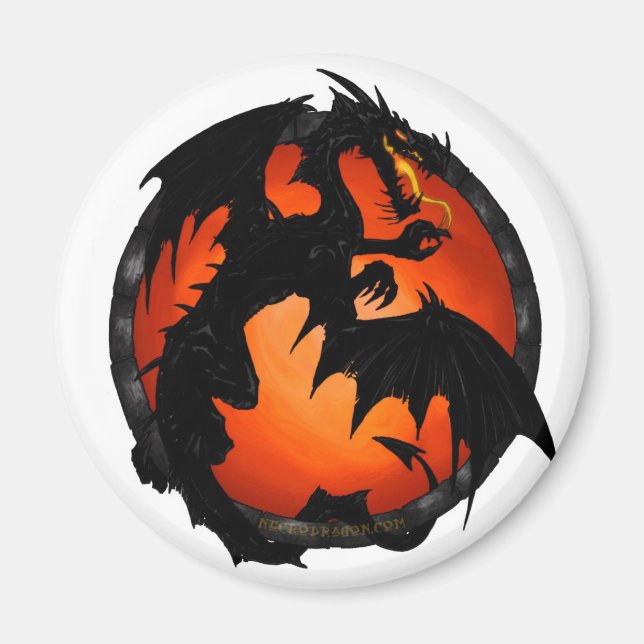 Circle Dragon Magnet (Front)