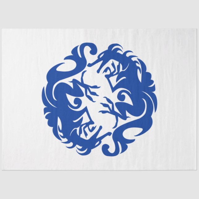 circle dragons tissue paper (Front)