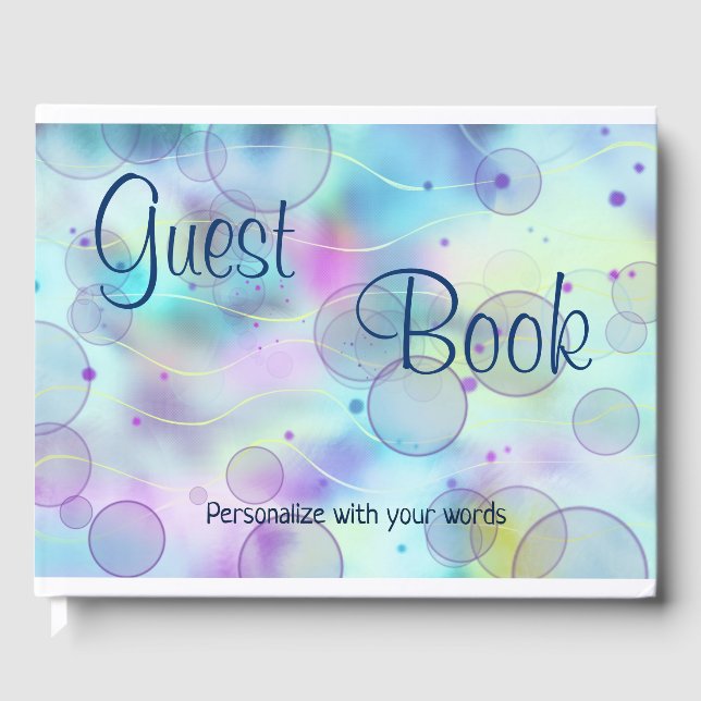 Circle fantasy guest book (Front)