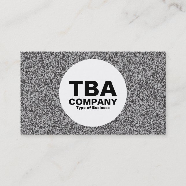 Circle - Fine Granite 02 Business Card (Front)