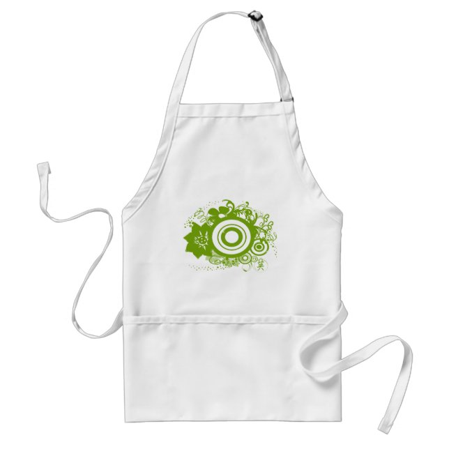 Circle Flowers Swirly - Customised - Customised Standard Apron (Front)