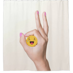 Circle Game Ok Got You Shower Curtain