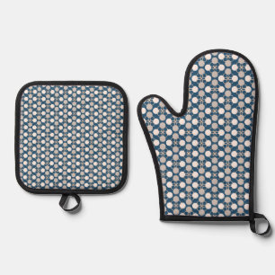 Circle Geometry Oven Mitts & Pot Holders Set