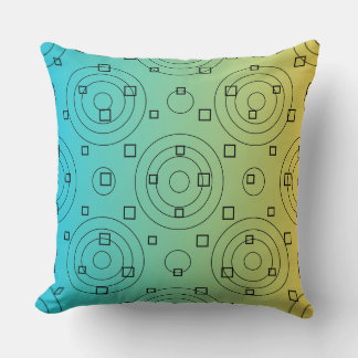 Circle Geometry Pattern;  Cushion
