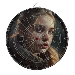 Circle girl dartboard
