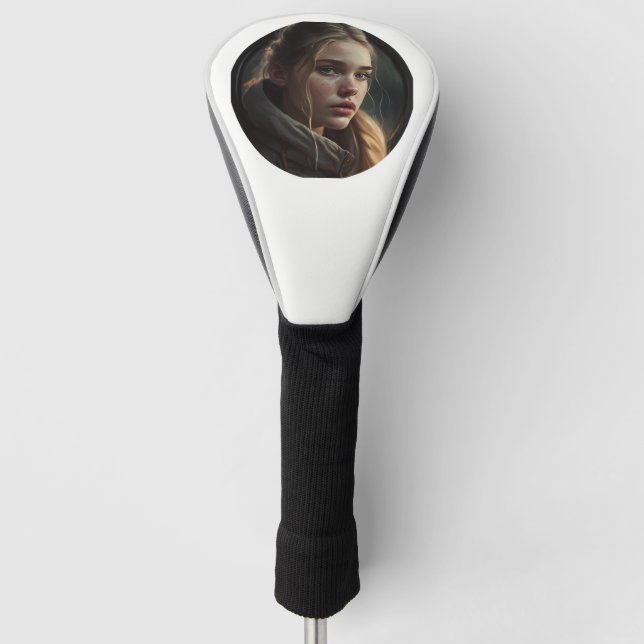 Circle girl golf head cover (Front)