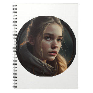 Circle girl notebook