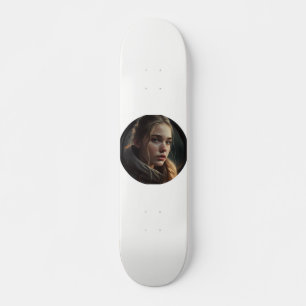 Circle girl skateboard