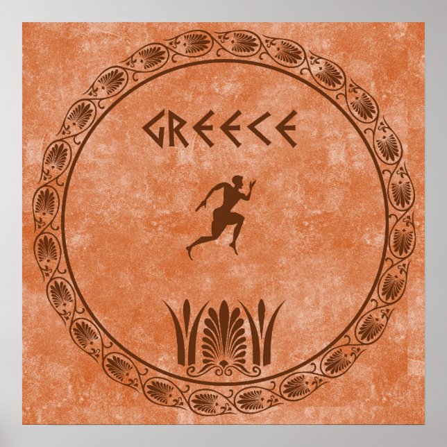 Circle Greek design Poster (Front)
