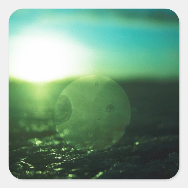 Circle in Square - medium format analog Hasselblad Sticker (Front)