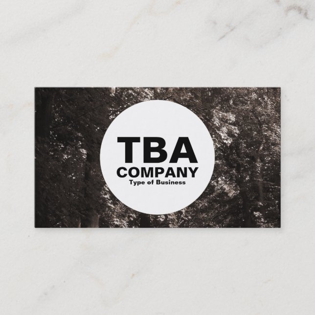 Circle - In TheTrees Business Card (Front)