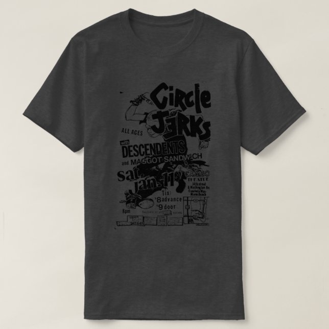 Circle Jerks T-Shirt (Design Front)