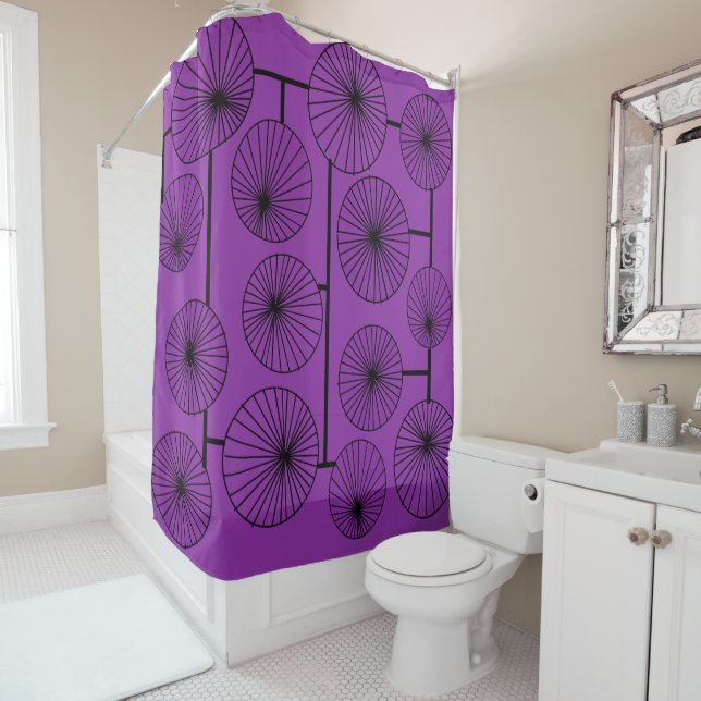 Circle Mobile  Shower Curtain (In Situ)
