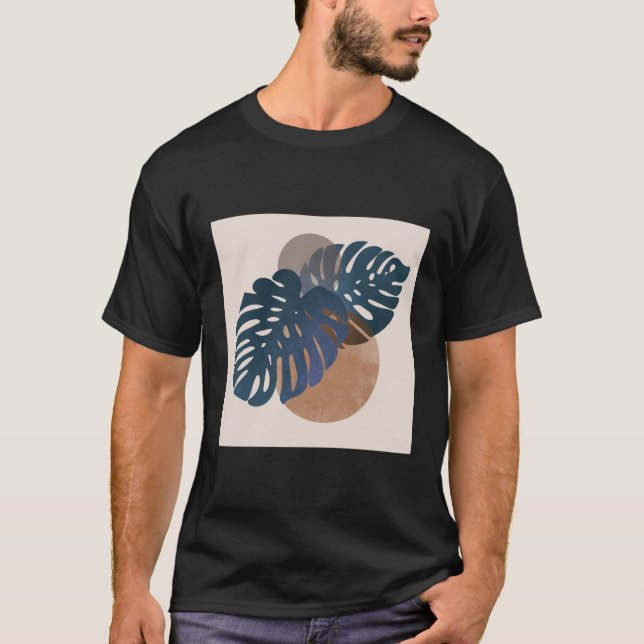 Circle Monstera Leaf Tee (Front)
