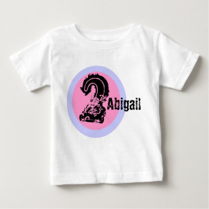 Circle Name and Age 2nd Birthday Tshirt