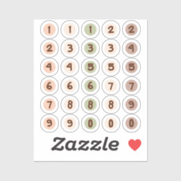 Circle numbers