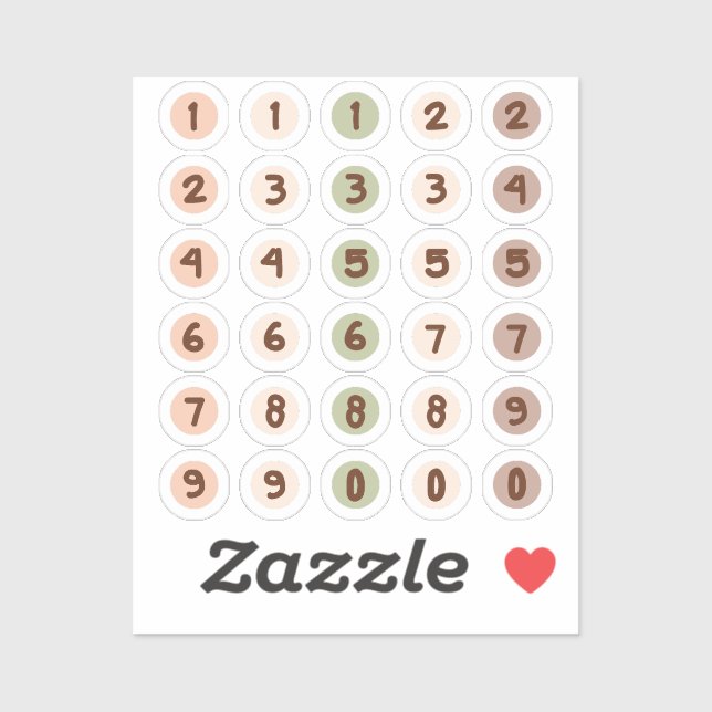 Circle numbers (Sheet)