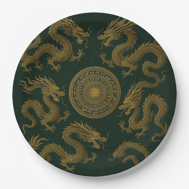 Circle of Dragons Plate (Front)