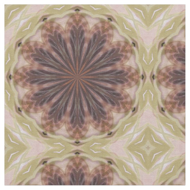 Circle of Feathers Fabric (Close Up)