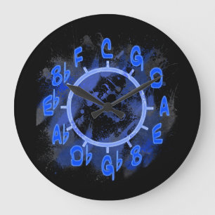 Circle of Fifths Wall Clock