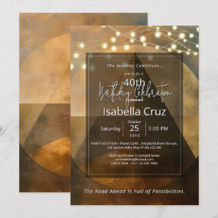 Circle of Form Minimal Design Invitation