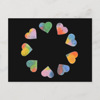 Circle of Hearts Postcard
