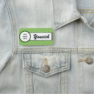 Circle of Leaves by Kenneth Yoncich Name Tag