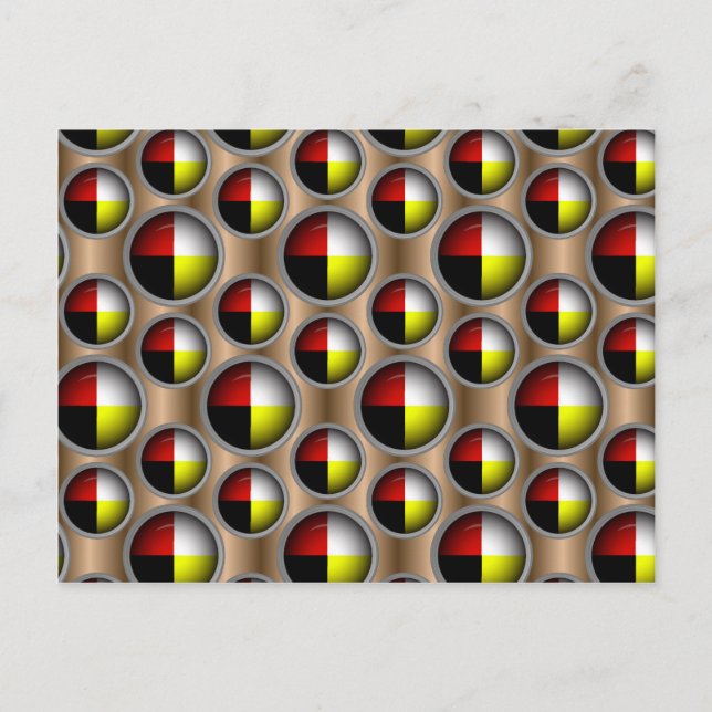 Circle of Life pattern Postcard (Front)