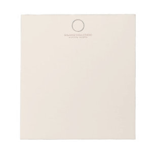 Circle of Life Symbol Yoga Instructor Notepad
